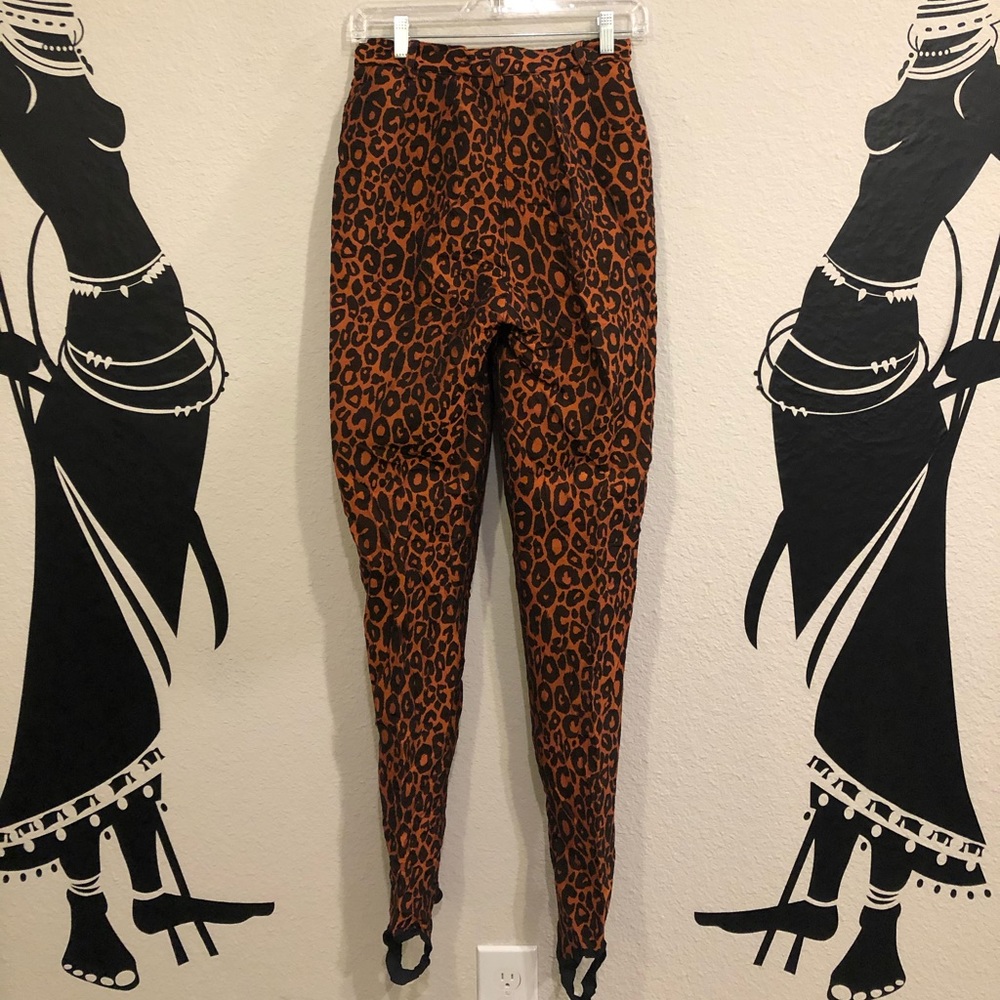 Leopard Print skinny jeans